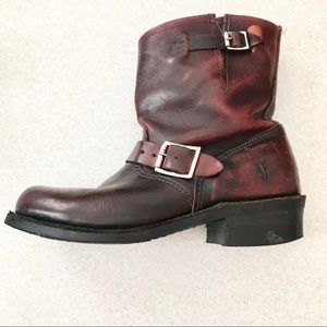 Ox Blood Frye Engineer Boots womens 8M